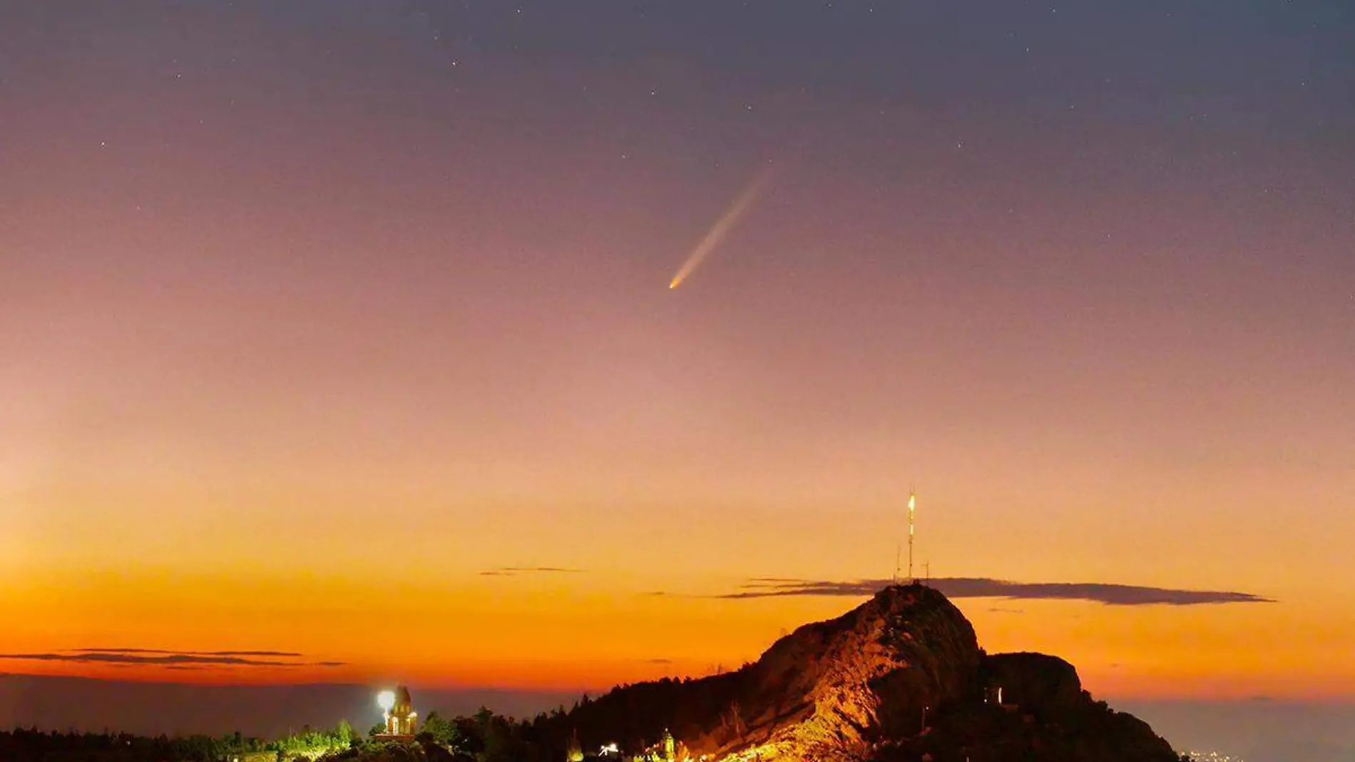 Cometa en Zacatecas